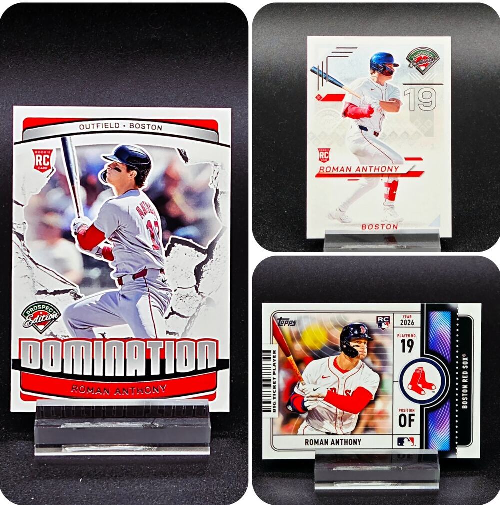 Roman Anthony Big Ticket Player Domination RC Boston Red Sox Top Prospect